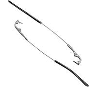 Remplacement des branches de lunettes Lunettes de temple, cadre de bras de rechange, jambe de bras de lunettes, 1 paire de branches de lunettes en métal de remplacement, lunettes sans monture à 1 trou