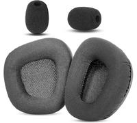 Remplacement des Coussinets Compatible avec Corsair Void & Corsair Void Pro Wired & Wireless Gaming 7.1 Coussinets d'oreille en Tissu Respirant/Mousse Haute densité