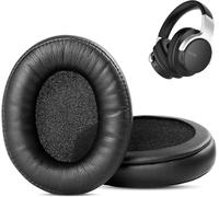 Remplacement des Coussinets Compatible avec Mixcder E7 Headphone Coussinets d'oreille en Cuir protéiné Plus Doux/Mousse à mémoire de Forme