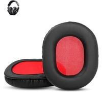 Remplacement des Coussinets d'oreille Teufel Cage Compatible avec Le Teufel Cage, Casque Teufel Massive Coussinets d'oreille (Cuir protéiné/Mousse à mémoire de Forme)