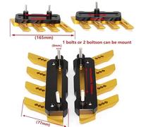 Remplacement des Garde-boues de Moto CRF1100L CRF1000L pour l'Afrique pour Moto Garde-Boue pour Avant Fourche Protecteur pour Anti-Chute Curseur Accessoires(Noir)