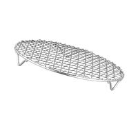 Remplacement Des Grilles Du Gril - Grille De Cuisson En Acier Inoxydable 50 X 40 Cm, Haute Performance Résistante À La Chaleur | Grille Extérieure Durable Pour Campings, Barbecue, Cuisine, Feux De Cam
