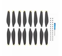 Remplacement des hélices pour DJI Mini 3 Pro, Accessoires compacts à Faible Bruit avec vis, Kits de pièces de Rechange, Accessoires de Remplacement (Quatre Paires de tranches dorées)