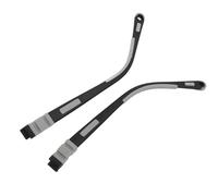 Remplacement des jambes de lunettes pour les jeunes | Armes de lunettes en silicone douce pour les jeunes | Adhésion sécurisée/flexible/Skin - Friendly | Combo couleur noir et