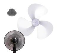 Remplacement des pales de ventilateur - Hélice à trois pales de 40,6 cm, 400 mm avec cache-écrou. Fixation universelle du ventilateur électrique pour une utilisation sur les appareils de refroidisseme
