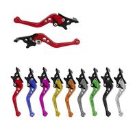 Remplacement des pièces Lot de 2 leviers de Frein à Disque Double réglables for Moto, Accessoires de Modification, adaptés aux Scooters et vélos électriques(for Titanium Color)