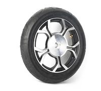 Remplacement des roues de fauteuil roulant, accessoires de roue arrière de fauteuil roulant électrique de 12 pouces, pneu pneumatique, roulement : 17 mm (5/8") (taille : 12 pouces/30 cm (2 unités))(12