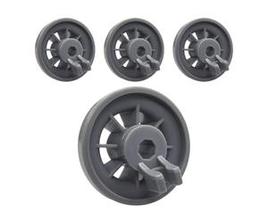 Remplacement des rouleaux de lave-vaisselle - Roues de lave-vaisselle, 4 pièces Rack Wheels Kit | Ensemble de roue de plateau inférieur, planeurs Dishrack inférieurs, ensemble de roues de lave-vaisse