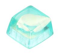 Remplacement des Touches du Clavier de Jeu, Kit de Remplacement des Touches en Résine Fait à la Main, Résistant à la Corrosion et à la Chaleur, Adapté à Tous Les Claviers Mécaniques (coquille bleue)