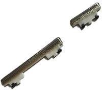 Remplacement des Touches latérales du Bouton de Volume Marche/arrêt 2X Compatible avec Samsung Galaxy S20 FE G780F 6,5 Pouces Argent