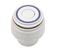Remplacement du bouchon de bouteille sous vide avec corps, E | Construction en PP de qualité alimentaire, fixation filetée pour les ouvertures de flacon assorties, 1 couvercle de