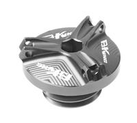 remplacement du bouchon d'huile moto POUR B-KING 2007-2010 Accessoires Couvercle De Réservoir D'huile Moteur Bouchon Vidange Écrou Carter CNC Motos M20*1,5(Black)