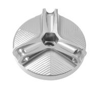 remplacement du bouchon d'huile moto POUR B-KING 2007-2010 Accessoires Couvercle De Réservoir D'huile Moteur Bouchon Vidange Écrou Carter CNC Motos M20*1,5(Green)