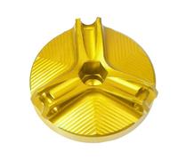 remplacement du bouchon d'huile moto POUR B-KING 2007-2010 Accessoires Couvercle De Réservoir D'huile Moteur Bouchon Vidange Écrou Carter CNC Motos M20*1,5(Brown)