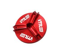 remplacement du bouchon d'huile moto Pour VTR1000/F/FV/FW/FX FIRESTORM Couvercle De Réservoir D'huile Moteur Moto Bouchon Remplissage Vidange Écrou Carter(Red)