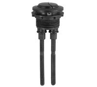 Remplacement Du Bouton de Chasse D'eau Des Toilettes Noires, Bouton de Chasse D'eau Double À Tête Ronde for La Réparation Du Réservoir D'eau Des Toilettes de La Salle de Bain(Fits 57mm-67mm Hole)