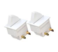 Remplacement du bouton de commande de l ' éclairage de, 2 Pin | Composant de boîtier d ' actionneur poussoir pour le service de porte de réfrigérateur, la réparation d ' appareils