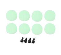 Remplacement du bouton de sonnette 8 pièces |Silicone amélioré pour Doorbell Pro |Boutons de sonnette vidéo réactifs avec 4 vis |Installation facile, aucun outil (Vert Fluo)