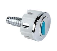 Remplacement du bouton poussoir des toilettes, bouton poussoir du réservoir des toilettes - Bouton de chasse d'eau double bouton poussoir rond - Bouton de toilette antirouille de remplacement, accesso