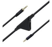 Remplacement du câble audio auxiliaire avec contrôle du volume pour le casque de jeu Astro A10/A30/A40 PS5/PS4/Xbox One/Xbox Series S/X/PC/Smartphone via un jack 3.5mm - 2M