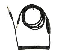 Remplacement du Câble du Casque, pour Kingston Cloud Mix Cloud, avec Touche de Volume, Cordon à Ressort enroulé pour Casque