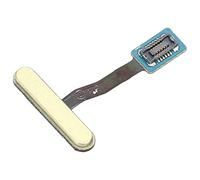 Remplacement du Câble Flexible de la Clé Principale du Bouton D'accueil, Câble Flexible de la Clé Principale pour le Remplacement du Contrôle du Bouton de Retour à la Maison avec Outil de (Jaune)