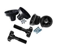 Remplacement du cadre d'auvent pivotant - Support de réparation extérieur de 6,69 pouces | Kit de cadre en métal ABS-ensemble de connecteurs robustes antirouille pour la fixation des structures de bal