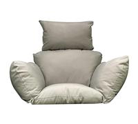 Remplacement du Coussin de Chaise d'oeuf, Coussin de Chaise Suspendue épaisse Douce étanche avec Un Appui, détachable et Lavable, pour Jardin Jardin Patio extérieur, Gris Ligth