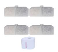 Remplacement Du Filtre De Fontaine Pour Animaux De Compagnie - Paquet De 10 Filtres À Eau À Charbon Actif | Filtre De Circulation Rectangulaire À Haute Perméabilité Pour Fontaine D'eau Pour Chien Et C