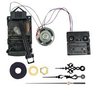 Remplacement du mécanisme d'horloge, mécanisme d'horloge à pendule 1 ensemble de mouvement de remplacement DIY avec kit suspension réparation à volume réglable pour boîte musique, sans batter