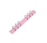 Remplacement du mécanisme d'un cahier, Anneaux de reliure métalliques à 6 trous A6 for feuilles mobiles, diamètre intérieur 20 mm(A6-20mm-pink)