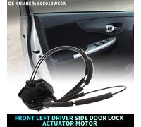 Remplacement Du Moteur D'Actionneur De Verrouillage De Porte Avant Gauche Avec Câble pour Nissan Versa Note 2014-2017 Ensemble D'Actionneur De Loquet De Porte No.805013Wc6A Noir