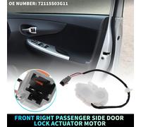 Remplacement Du Moteur D'Actionneur De Verrouillage De Porte Électrique Avant Droit Avec Câble pour Honda Cr-V 1997-2001 pour Honda Prelude 97-01 No.72115S03G11 Blanc