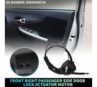 Remplacement Du Moteur D'Actionneur De Verrouillage De Porte Électrique Avant Droit Passager Avec Câble Pour Nissan Versa Note 2014-2017 Remplacer No.805003Wc0A Noir