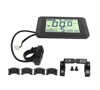 Remplacement du panneau d'affichage LCD pour vélo électrique ABS Durable multi-fonction vitesse puissance vitesse kilométrage affichage pour vélo électrique Scooter électrique
