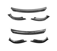 Remplacement du pare-chocs avant 3Pcs/Set Car Front Bumper Protector Cover Lip Deflector Body Kit Splitter Diffuser Decorative Shell Fit For Tesla Model Y(Gloss Carbon Fiber)