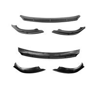 Remplacement du pare-chocs avant 3Pcs/Set Car Front Bumper Protector Cover Lip Deflector Body Kit Splitter Diffuser Decorative Shell Fit For Tesla Model Y(Carbon Fiber Look)