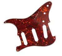 Remplacement du pickguard de guitare, plaque anti-rayures pour guitare de type ST, plaque de protection en PVC de protection en feuille d'aluminium avec finition brillante, (GSSS35)