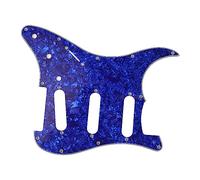 Remplacement du pickguard de guitare, plaque de protection contre les rayures en PVC de blindage en feuille d'aluminium, conception standard à 11 trous pour guitare de type ST, (Cadavres)
