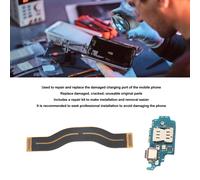 Remplacement Du Port De Charge Pour Galaxy S21 Ultra 5g G998b Version Ue Pcb Connecteur De Station D'accueil Usb C PièCe De RéParation De CâBle Flexible Avec Kit D'outils