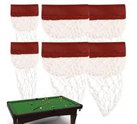 Remplacement du porte-billets de billard, réseaux d'éclatement, accessoires de table pour les lieux | Franges robustes dans style vintage, trous pré-coupés pour montage à vis simples et sûr,