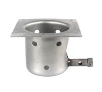 Remplacement Du Pot De Feu De Feu - Fire-pot En Acier Inoxydable Pour Brûleur De Grill À Granules | Pot De Feu De Grill Durable Avec Vis | Kit De Pièces De Rechange Pour Pellet Smoker BBQ | Accessoire