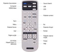 Remplacement Du Projecteur Télécommande Pour Epson Projecteurs Eb-108 2042 2142W 2247U 960W 970 980W 990U S39 S41 U42 W05 W140 W39 Ex3220 Ex5220 Ex5230