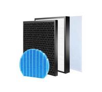 Remplacement Du Purificateur D'air H13 Et Filtre À Charbon (compatible For Sharp, For UA-HD50E-L UA-HD50U-L UA-HD40E-L UA-HD40E-T UA-HD40U-L)(SET and Humidifier)