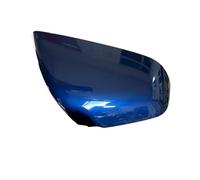 Remplacement du rétroviseur extérieur Couvercle rétroviseur remplacement automatique plaqué argent pour modèle pour Tesla couvercle inférieur pour S 2014-2020(Blue Right)
