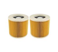 Remplacement du sac à poussière, Compatible avec les pièces de rechange d'aspirateur Karcher WD3 WD3200 WD3300 MV3, sac à poussière avec filtre Hepa (Color : 2filters)