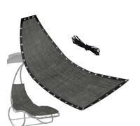 Remplacement du tissu de chaise de terrasse - Insert de l'élingue en maille durablle pour les oscillations de banc de hamac en plein air, panneau tissé universel | Matériel de soutien lourd pour les s