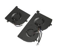 Remplacement du ventilateur CPU/GPU pour GS75, P75, MS 17G1, MS 17G2 : ventilateur de refroidissement pour ordinateur portable avec connecteur à 4 broches, ventilateur double (Ventilateur du