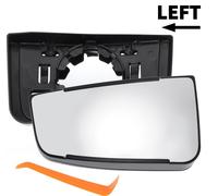 Remplacement Du Verre Du Rétroviseur Avec Plaque De Support Pour Chevy Express 1500 2500 3500 Pour Gmc Savana 1500 2500 3500 Van 2003-2017 C?té Inférieur Gauche 1 Ensemble