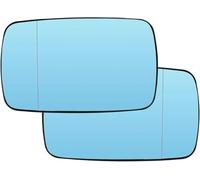 Remplacement du verre du rétroviseur extérieur Pour BMW Série 3 5 E39 E46 320i 330i 325 525i 1997-2005 Rétroviseur latéral chauffant en verre bleu(Left Right)